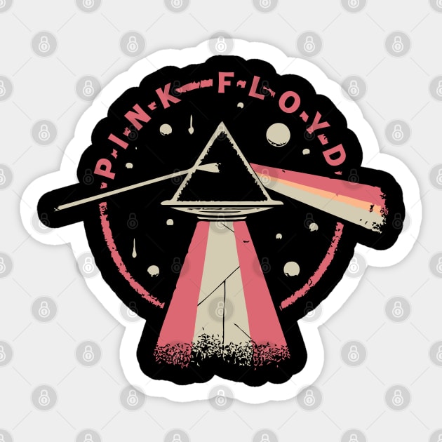 Pink Floyd UFO Fan Art Sticker by Trendsdk